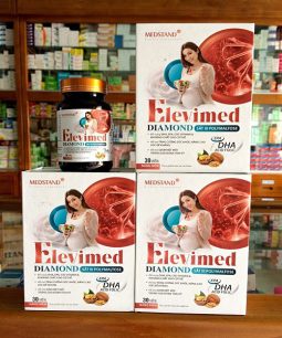 Elevimed Diamond - Viên uống bổ cho bà bầu, bổ sung Acid Folic, Sắt, DHA, EPA cho phụ nữ mang thai Elevimed Diamond - Viên uống bổ cho bà bầu, bổ sung Acid Folic, Sắt, DHA, EPA cho phụ nữ mang thai - 1