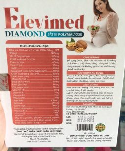 Elevimed Diamond - Viên uống bổ cho bà bầu, bổ sung Acid Folic, Sắt, DHA, EPA cho phụ nữ mang thai Elevimed Diamond - Viên uống bổ cho bà bầu, bổ sung Acid Folic, Sắt, DHA, EPA cho phụ nữ mang thai - 2