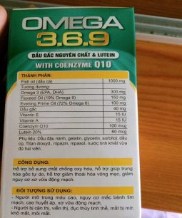 Omega 3 6 9 - Phát triển não bộ, tăng cường thị lực Omega 3 6 9 - Phát triển não bộ, tăng cường thị lực - 2