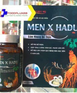 MEN X HADU – Viên uống bổ thận tráng dương, tăng cường sinh lý nam giới hiệu quả