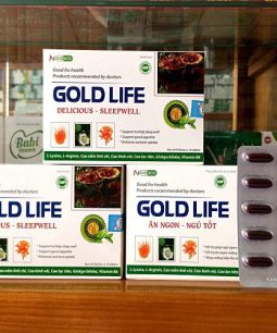 Gold Life - Viên uống ăn ngon ngủ tốt, dưỡng tâm an thần, bồi bổ cơ thể