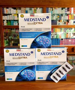 Viên uống bổ não Medstand Brain Extra - Hỗ trợ hoạt huyết, tăng cường tuần hoàn não Viên uống bổ não Medstand Brain Extra - Hỗ trợ hoạt huyết, tăng cường tuần hoàn não - 1