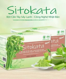 Bột Cần Tây Sitokata chính hãng - Hỗ trợ giảm mỡ máu, giảm cân, làm đẹp da thanh lọc cơ thể