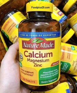 Viên Uống Nature Made Calcium Magnesium Zinc Vitamin D3 - Viên Uống Bổ Sung Canxi Nature Made