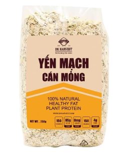 Yến Mạch Cán Dẹt (Rolled Oats) 500g - Yến Mạch Nguyên Hạt Cán Dẹt, Ngũ Cốc Dinh Dưỡng