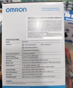 Máy Đo Huyết Áp Omron HEM-8712 - Máy Đo Huyết Áp Bắp Tay Tự Động Omron HEM 8712, Thiết bị y tế Máy Đo Huyết Áp Omron HEM-8712 - Máy Đo Huyết Áp Bắp Tay Tự Động Omron HEM 8712, Thiết bị y tế - 2