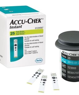 Que Thử Đường Huyết Accu-Chek Instant Roche, Hộp 25 Que, Instant Strip - Hàng chính hãng, Thiết bị y tế