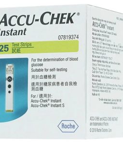 Que Thử Đường Huyết Accu-Chek Instant Roche, Hộp 25-50 Que, Instant Strip - Hàng chính hãng, Thiết bị y tế Que Thử Đường Huyết Accu-Chek Instant Roche, Hộp 25 Que, Instant Strip - Hàng chính hãng, Thiết bị y tế - 1