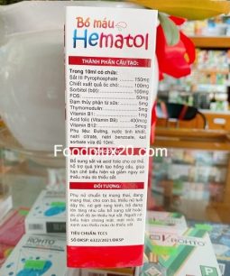 Bổ Máu Hematol - Viên Uống Bổ Sung Sắt, Acid Folic Cho Bà Bầu Và Người Thiếu Máu Bổ Máu Hematol - Viên Uống Bổ Sung Sắt, Acid Folic Cho Bà Bầu Và Người Thiếu Máu - 1