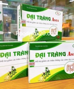 Đại Tràng ASIA Hỗ trợ giảm các triệu chứng của viêm đại tràng, giảm rối loạn tiêu hóa (hộp 30 viên)