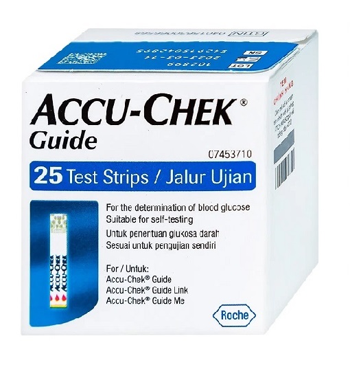 Que Thử Đường Huyết Accu-Chek Guide Roche, Hộp 25 Que Guide Strip - Thiết bị y tế, Hàng chính hãng - 2 Que Thử Đường Huyết Accu-Chek Guide Roche, Hộp 25 Que Guide Strip - Thiết bị y tế, Hàng chính hãng - 2