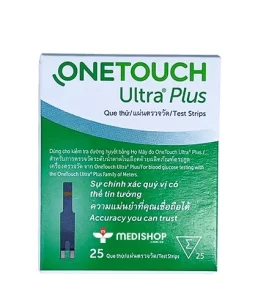 Que Thử Đường Huyết Onetouch Ultra Plus, Hộp 25 Que, Life Scan - Thiết bị y tế, hàng chính hãng Que Thử Đường Huyết Onetouch Ultra Plus, Hộp 25 Que, Life Scan - Thiết bị y tế, hàng chính hãng - 2