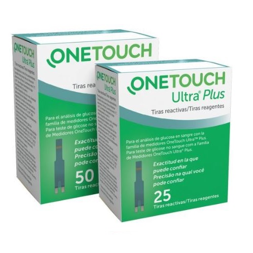 Que Thử Đường Huyết Onetouch Ultra Plus, Hộp 25 Que, Life Scan - Thiết bị y tế, hàng chính hãng Que Thử Đường Huyết Onetouch Ultra Plus Hộp 25 Que