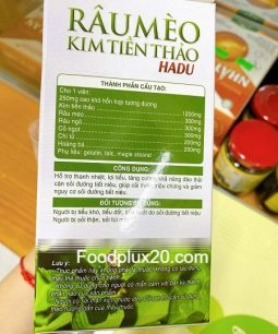 Home Râu Mèo Kim Tiền Thảo Hadu (60 viên) - Hỗ trợ thanh nhiệt lợi tiểu, tăng cường khả năng đào thải sỏi đường tiết niệu - 1