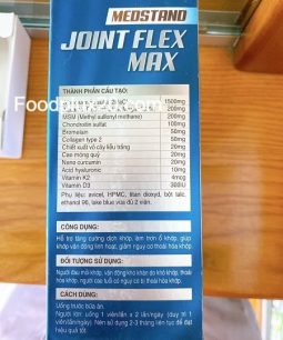 Viên uống Xương Khớp Joint Flex Max - Giảm nguy cơ thoái hóa khớp, hỗ trợ tăng cường dịch khớp làm trơn ổ khớp Viên uống Xương Khớp Joint Flex Max - Giảm nguy cơ thoái hóa khớp, hỗ trợ tăng cường dịch khớp làm trơn ổ khớp - 1