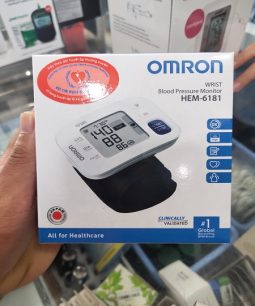 Máy Đo Huyết Áp Cổ Tay Omron HEM-6181 - Máy Đo Huyết Áp Điện Tử Tự Động Omron HEM 6181, Hàng Chính Hãng