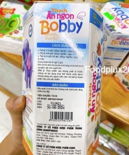 Thạch Ăn Ngon Bobby Kid (hộp 20 gói) - Cải Thiện Biếng Ăn, Hỗ Trợ Tiêu Hóa, Giúp Trẻ Ăn Ngủ Ngon Thạch Ăn Ngon Bobby Kid (hộp 20 gói) - Cải Thiện Biếng Ăn, Hỗ Trợ Tiêu Hóa, Giúp Trẻ Ăn Ngủ Ngon - 1