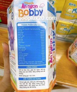 Thạch Ăn Ngon Bobby Kid (hộp 20 gói) - Cải Thiện Biếng Ăn, Hỗ Trợ Tiêu Hóa, Giúp Trẻ Ăn Ngủ Ngon Thạch Ăn Ngon Bobby Kid (hộp 20 gói) - Cải Thiện Biếng Ăn, Hỗ Trợ Tiêu Hóa, Giúp Trẻ Ăn Ngủ Ngon - 2