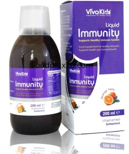 Siro Tăng Sức Đề Kháng Cho Bé Vivakids Immunity Liquid 200ml - Bổ Sung Dưỡng Chất Vitamin Cần Thiết Cho Trẻ