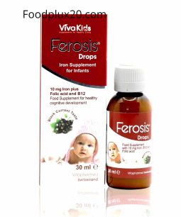 Siro Vivakids Ferosis Drops (Sắt Liposome) 30ml - Bổ Sung Sắt Cho Trẻ Nhỏ, Ngăn Ngừa Thiếu Máu