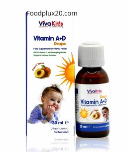 Siro Vivakids Vitamin A D3 Drops 30ml - Bổ Sung Vitamin A D3 Cho Trẻ, Giúp Bé Mắt Sáng Dáng Cao