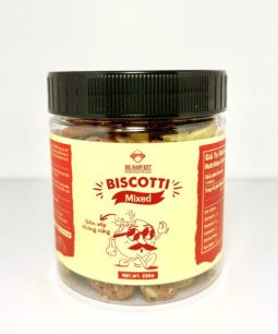 Home Bánh Biscotti Mix 3 Vị (Trà Xanh, Truyền Thống, Socola) Hộp 220g – Biscotti Giảm Cân Healthy, Eatclean