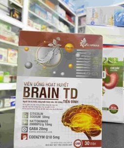 Home Viên Uống Hoạt Huyết Brain TD - Hỗ Trợ Hoạt Huyết, Tăng Cường Lưu Thông Máu Não